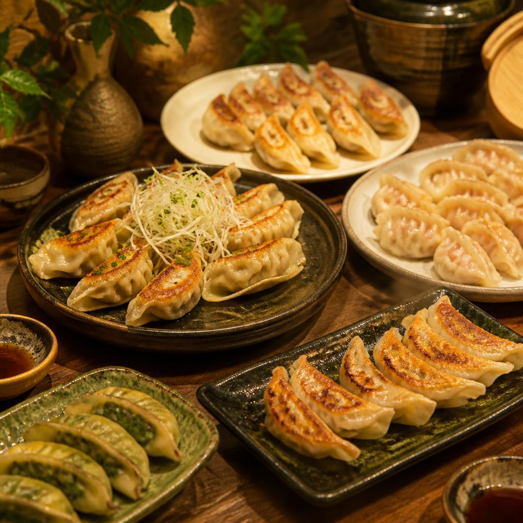 美味しい餃子で乾杯！