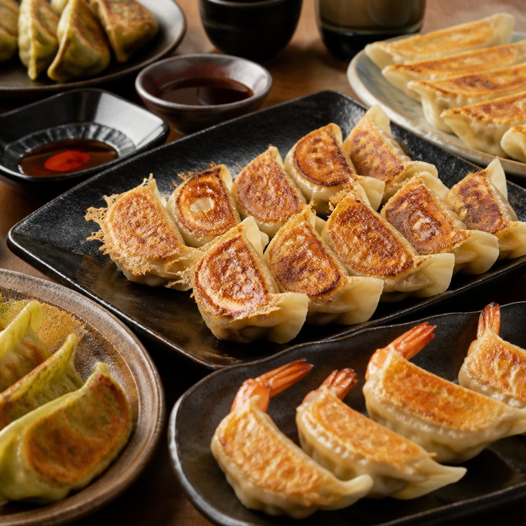 多彩な餃子メニュー