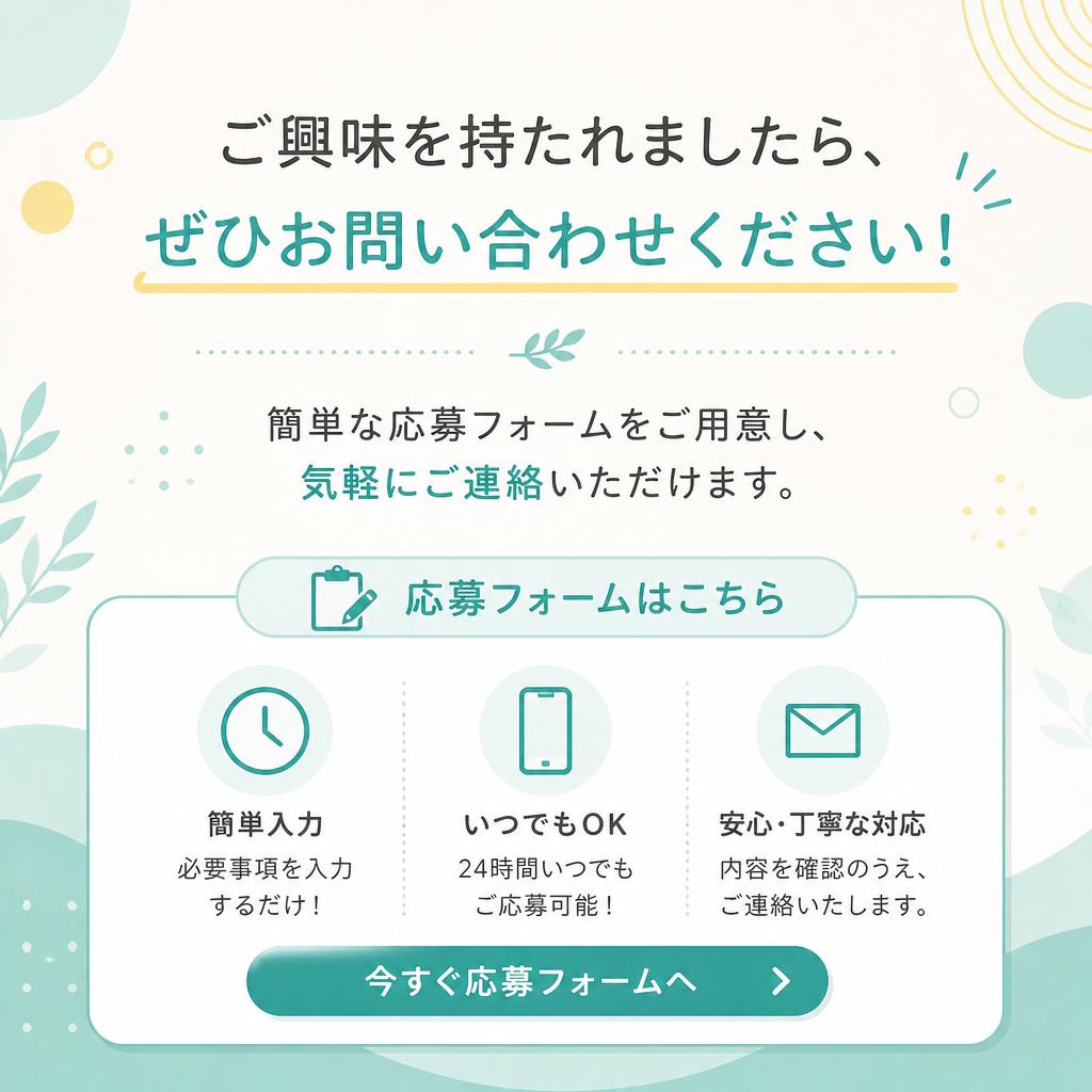 応募方法とお問い合わせ