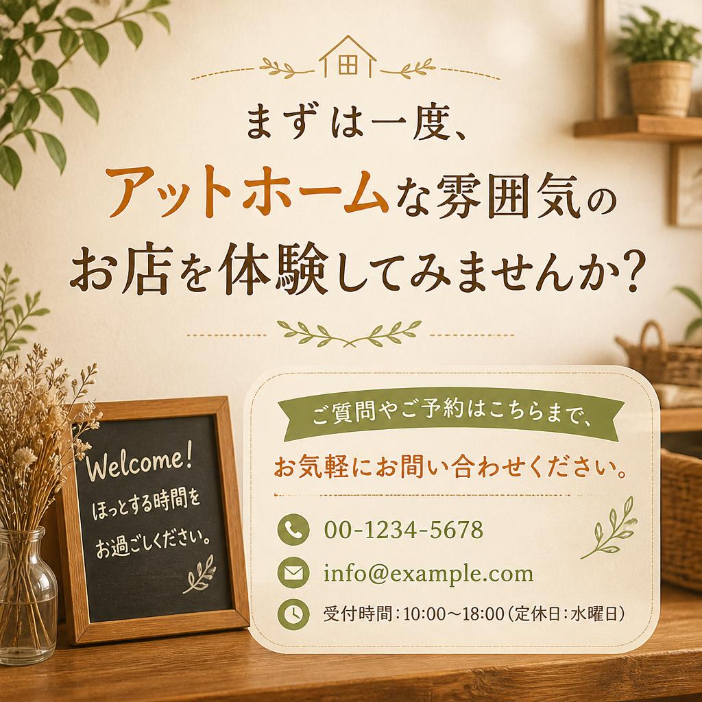 7. お問い合わせはお気軽に！