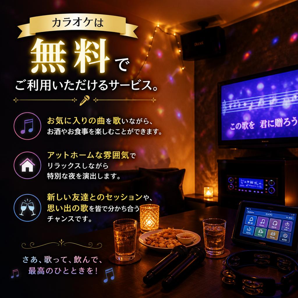 無料で楽しむカラオケ