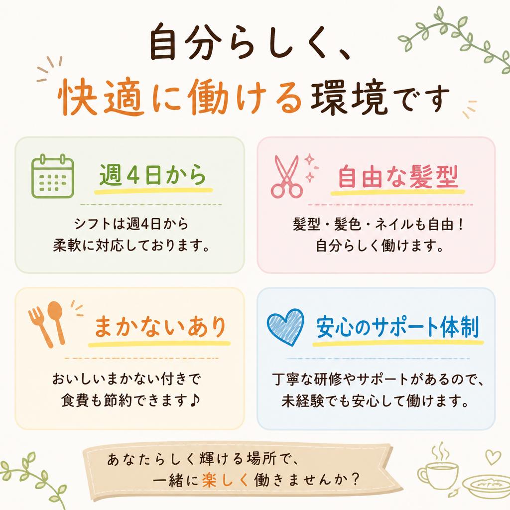 働きやすい環境の整備