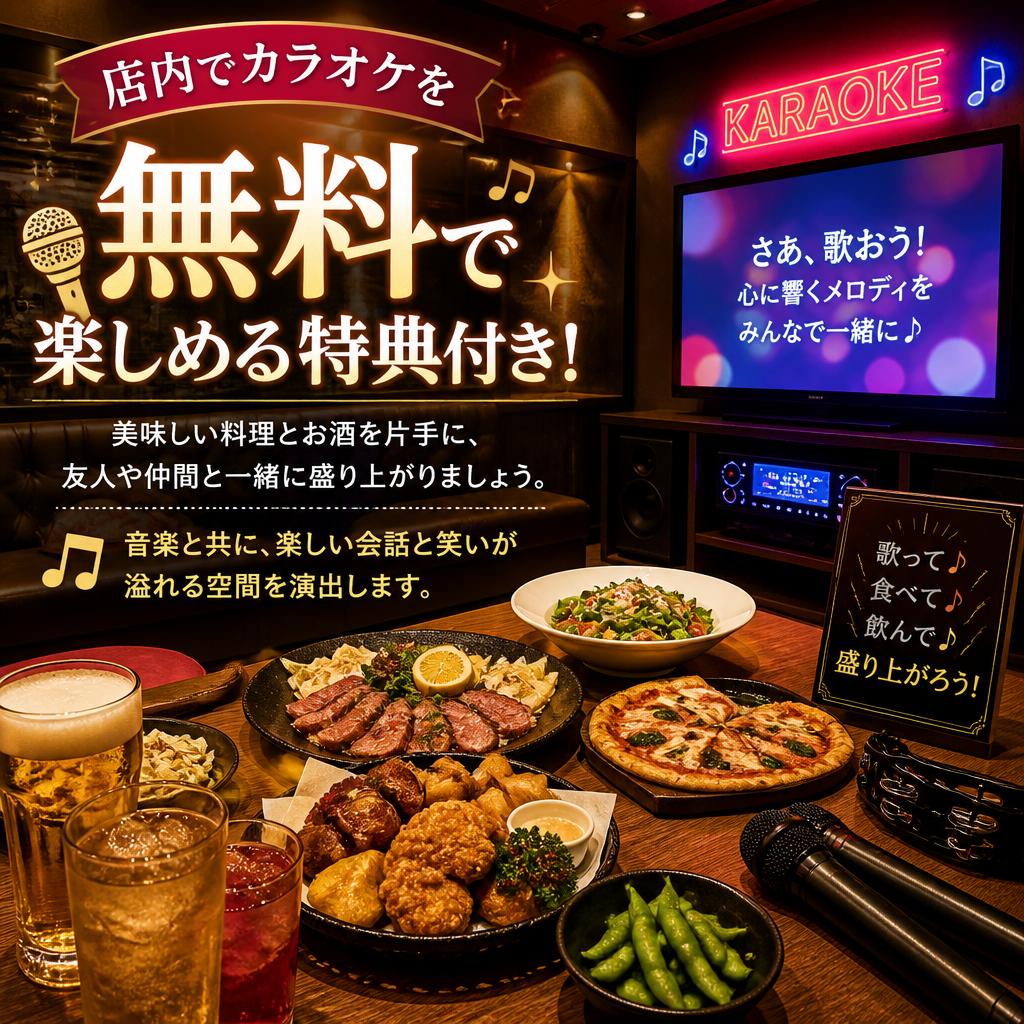 カラオケで楽しく盛り上がる！