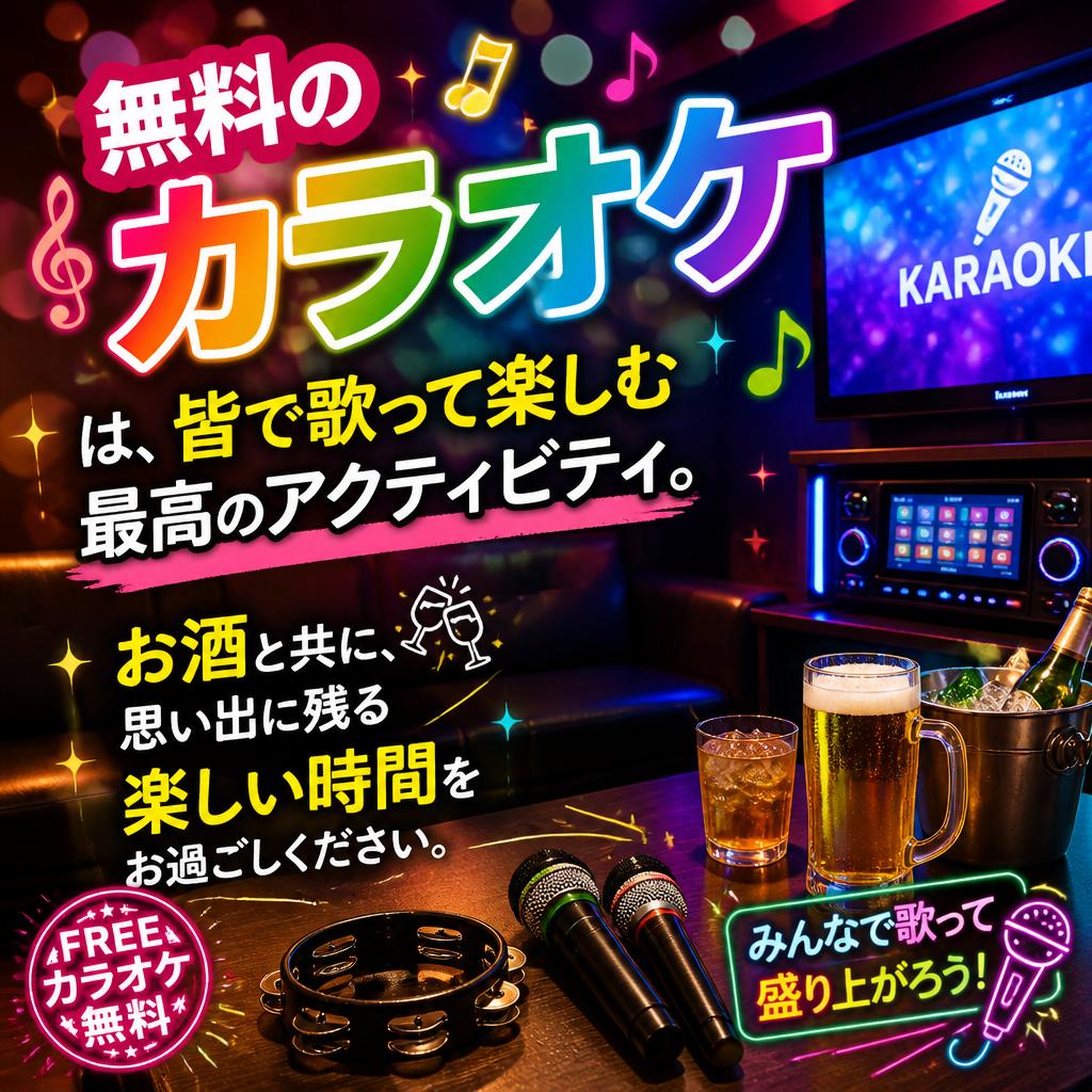 カラオケで盛り上がる!