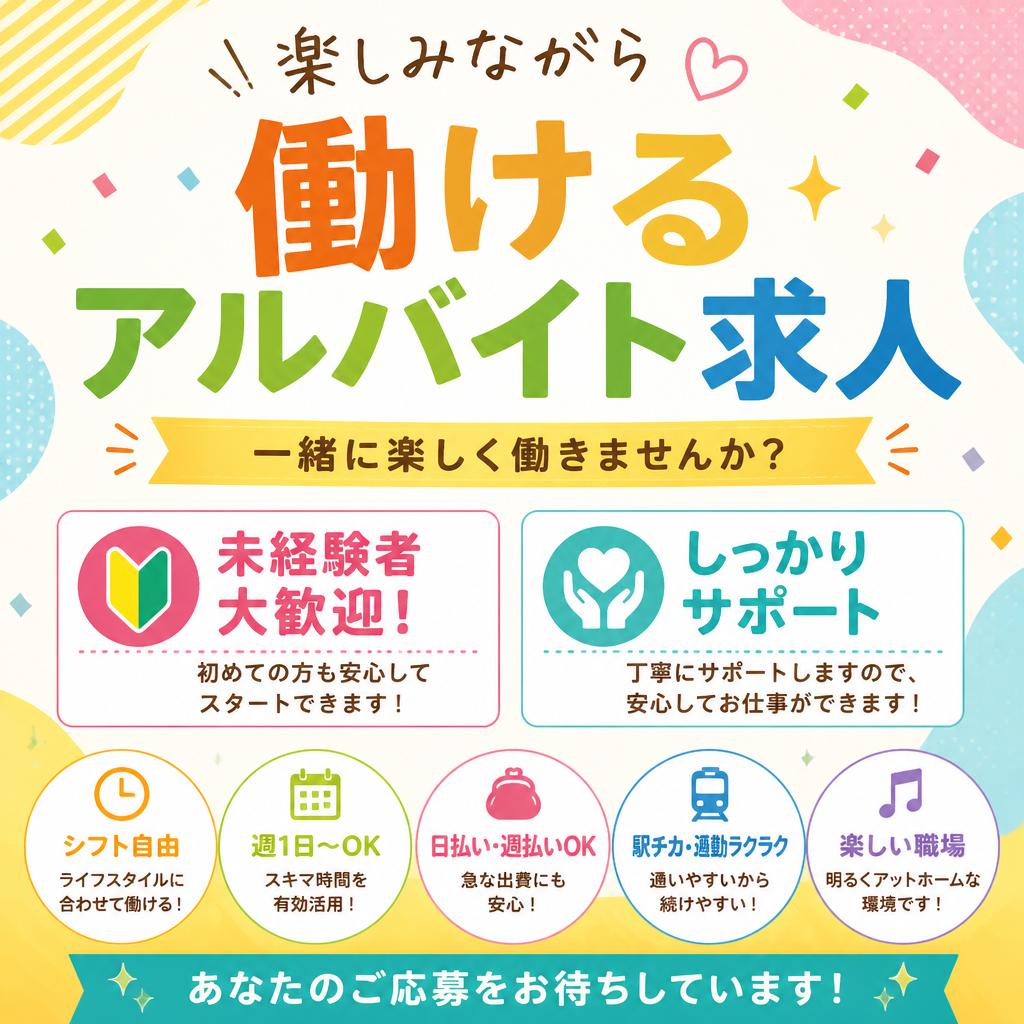 アルバイト募集中！