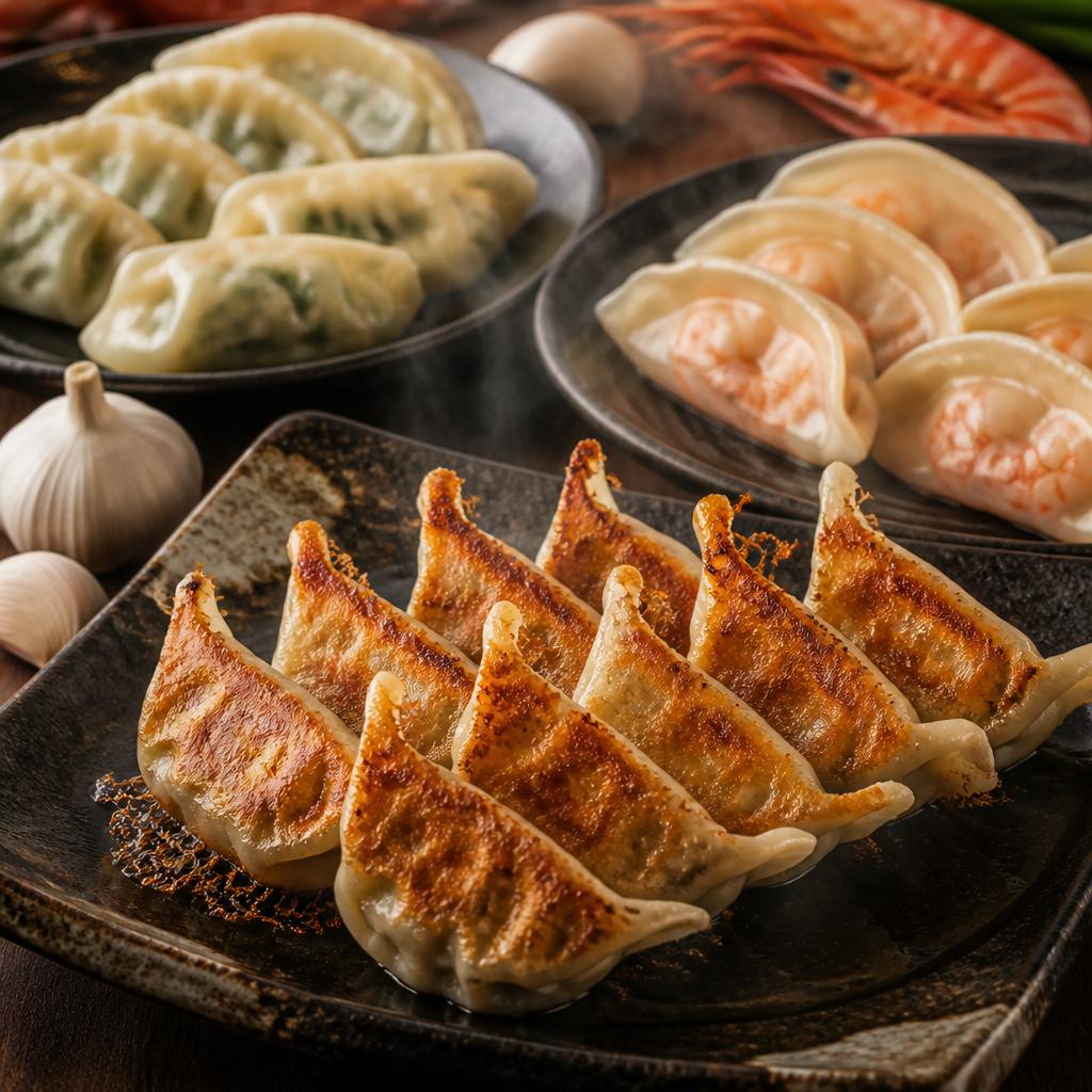 手作りの美味しい餃子