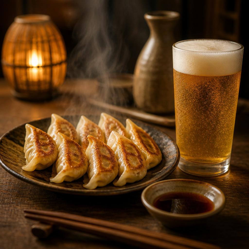 ビールと手作り餃子で心温まる一人飲み体験を！